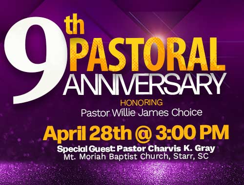 9th Pastoral Anniversary